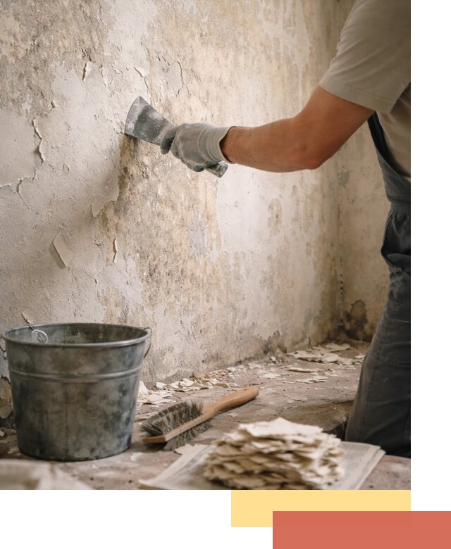 Удаление старой краски со стен в Качканаре качественно и быстро