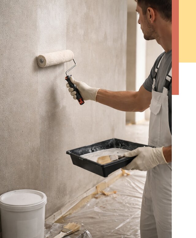 Грунтовка стен в Качканаре от 2256 руб. м2 — быстро, недорого, с материалом | ОТДЕЛОЧНИК-Кчк