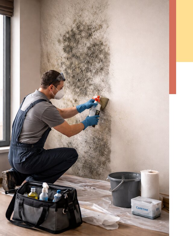 Удаление плесени со стен в Качканаре от 2204 руб. — быстро и недорого | ОТДЕЛОЧНИК-Кчк