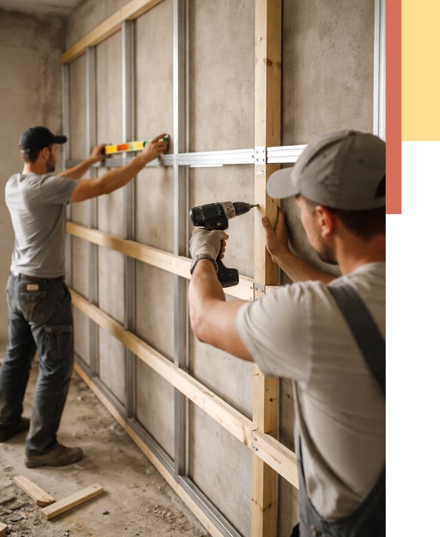 Устройство обрешетки под панели в Качканаре от 2153 руб. — монтаж под ключ | ОТДЕЛОЧНИК-Кчк