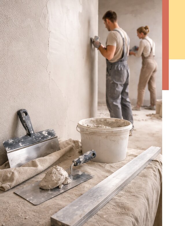 Штукатурка стен гипсовая в Качканаре от 4614 руб/м2 — быстро и недорого | ОТДЕЛОЧНИК-Кчк