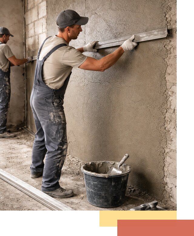 Штукатурка стен цементно-песчаная в Качканаре профессионально