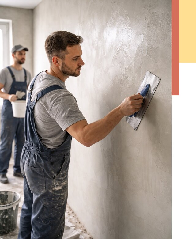 Глянцевание штукатурки стен в Качканаре от 7690 руб. — услуги и затирка | ОТДЕЛОЧНИК-Кчк