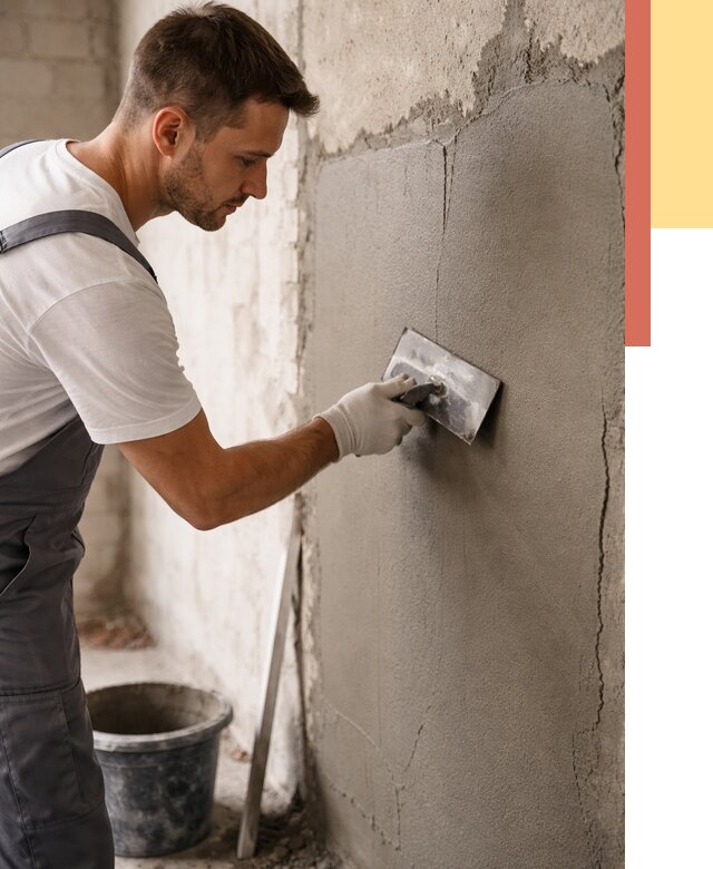 Штукатурка стен под плитку в Качканаре от 4306 руб./м2 — выравнивание под плитку | ОТДЕЛОЧНИК-Кчк