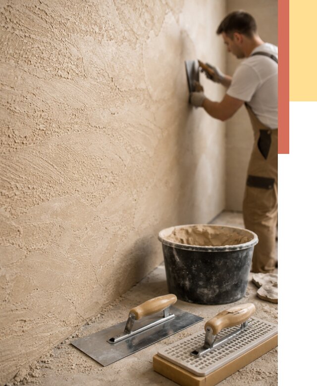 Декоративная штукатурка травертин в Качканаре от 1846 руб/м2 — качественно и недорого | ОТДЕЛОЧНИК-Кчк