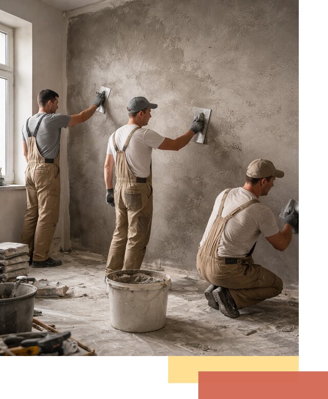 Декоративная штукатурка под бетон в Качканаре для стен и потолков