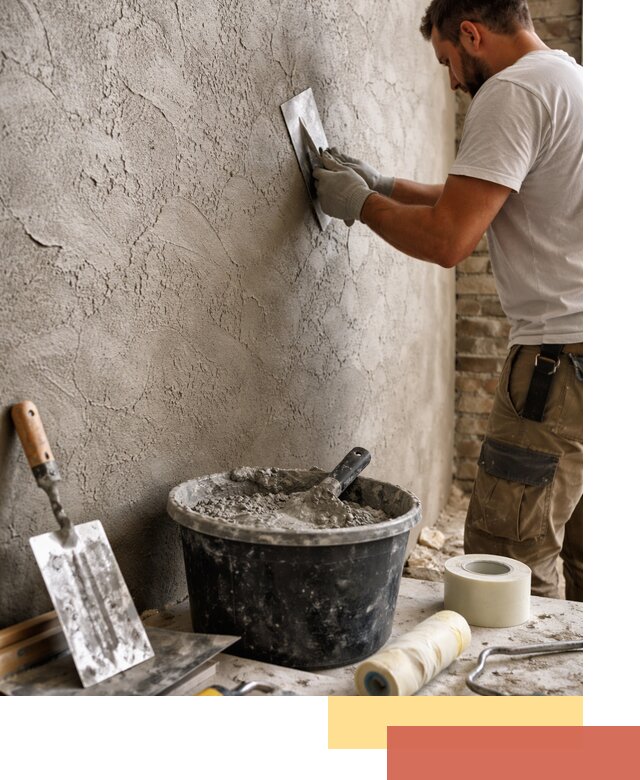 Декоративная штукатурка лофт в Качканаре — отделка стен и потолков