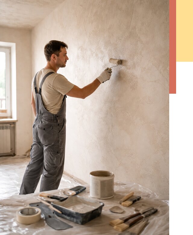 Нанесение лессирующей краски по декоративке в Качканаре от 1794 руб. | ОТДЕЛОЧНИК-Кчк