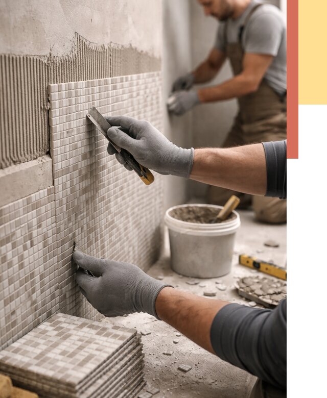 Облицовка стен мозаикой в Качканаре от 3281 руб/м2 — укладка мозаики на стены | ОТДЕЛОЧНИК-Кчк