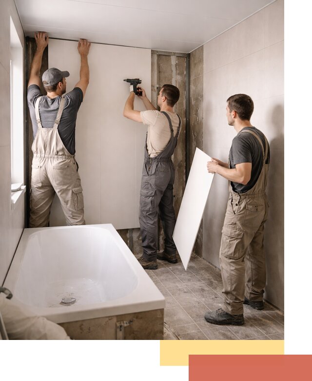 Отделка ванной панели ПВХ профессионально в Качканаре