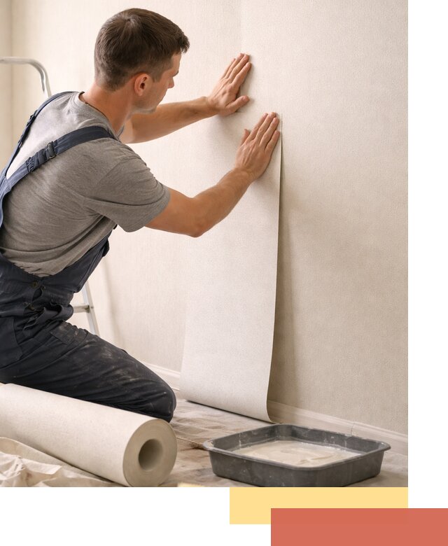 Поклейка флизелиновых обоев в Качканаре качественно и быстро