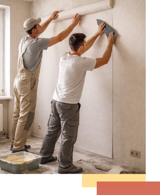 Поклейка виниловых обоев в Качканаре профессионально и качественно