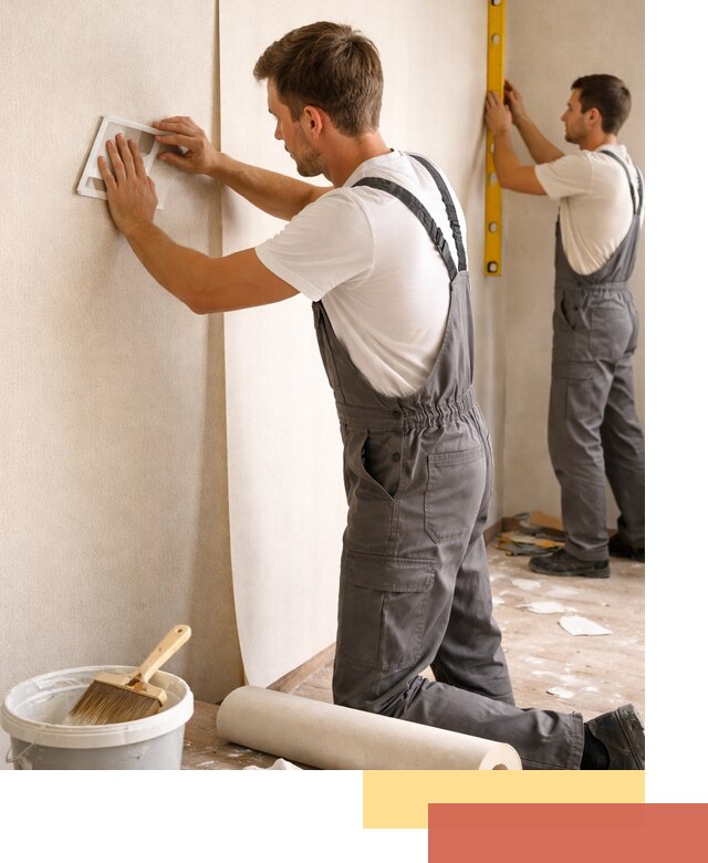 Поклейка бумажных обоев в Качканаре качественно и недорого