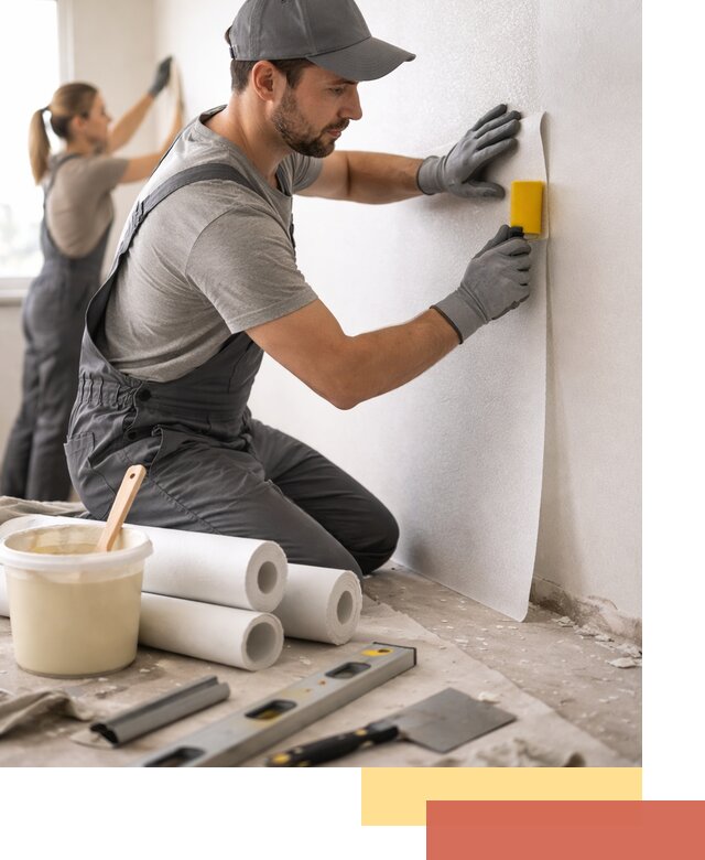 Поклейка стеклообоев профессионально в Качканаре