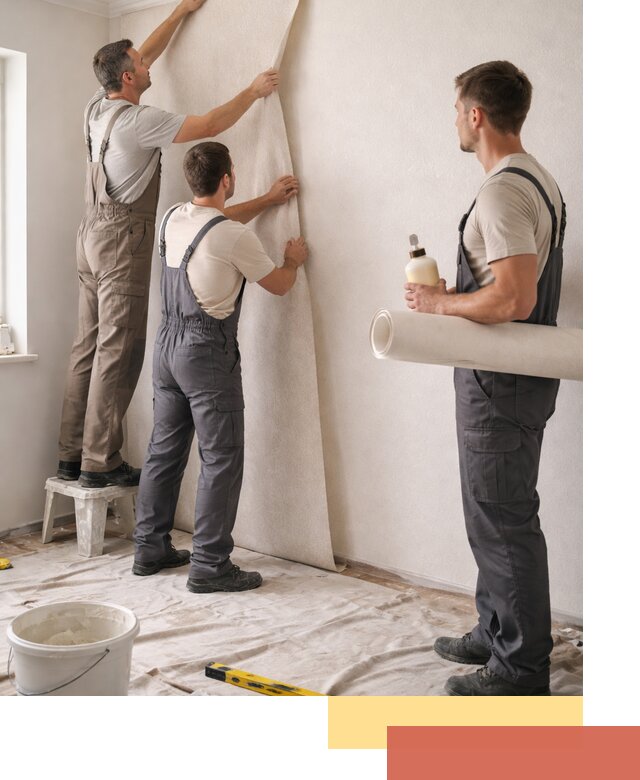 Оклейка стен обоями в Качканаре — качественно и профессионально