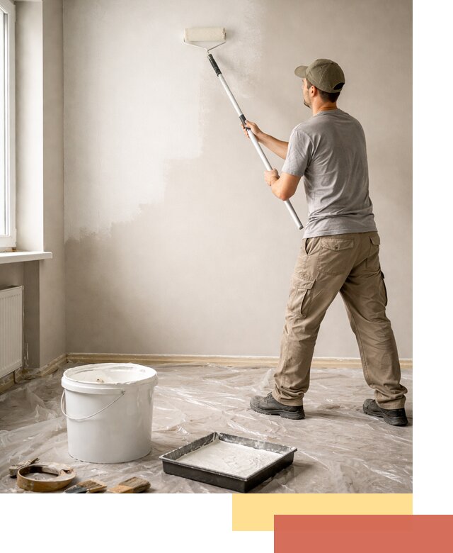 Покраска стен латексной краской в Качканаре качественно и быстро