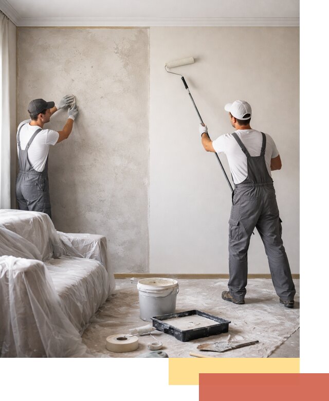 Покраска стен антивандальной краской в Качканаре