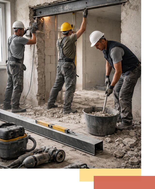 Создание проемов в стенах и несущих конструкциях в Качканаре