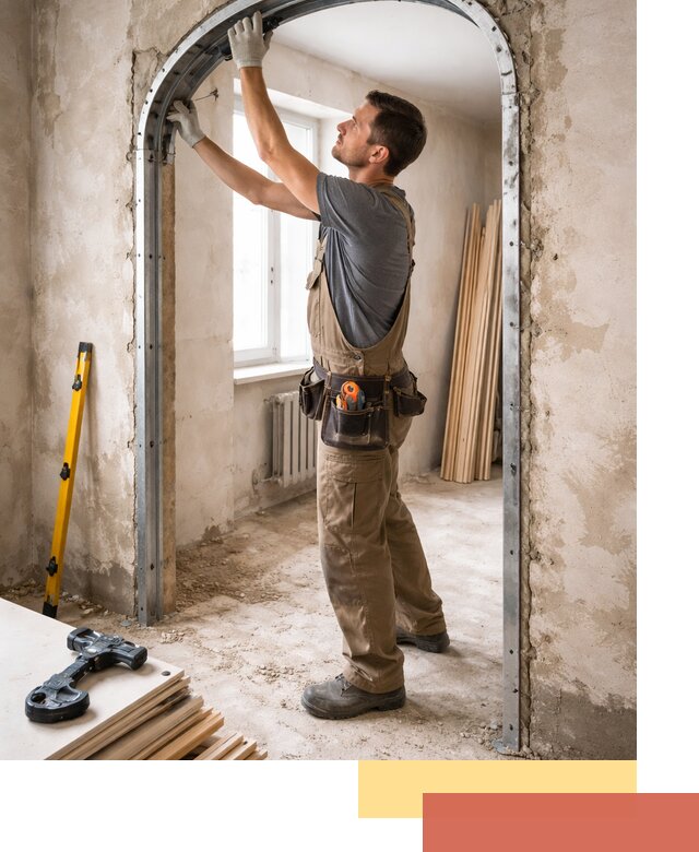 Устройство арочного проема в Качканаре под ключ