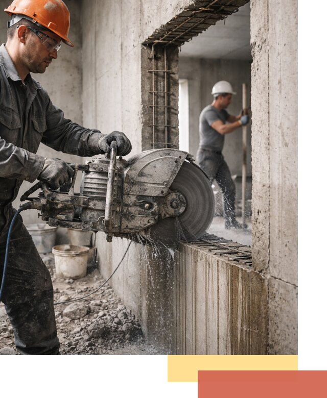 Алмазная резка проемов в Качканаре быстро и точно