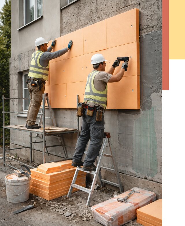 Утепление стен пеноплексом в Качканаре от 1897 руб./м2 — быстро и недорого | ОТДЕЛОЧНИК-Кчк