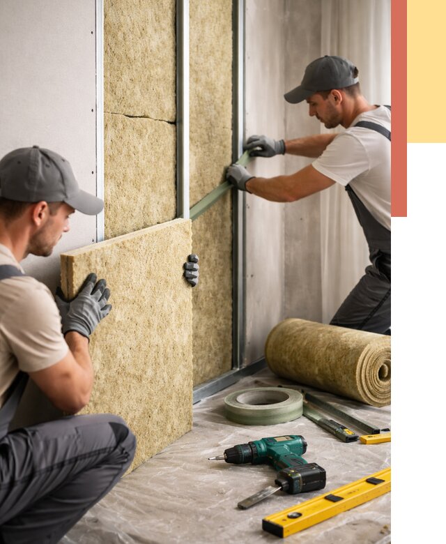 Шумоизоляция стен в Качканаре под ключ от 1897 руб. | ОТДЕЛОЧНИК-Кчк