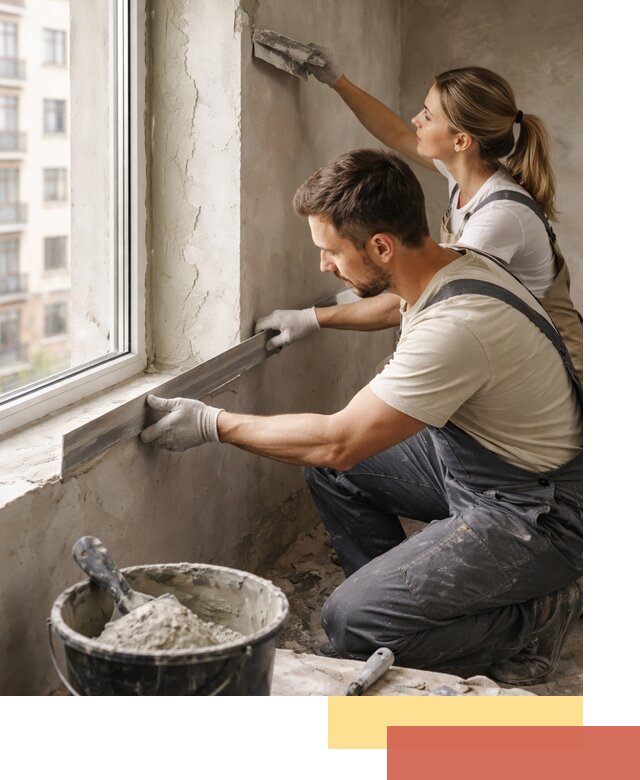 Штукатурка откосов дверей и окон профессионально в Качканаре