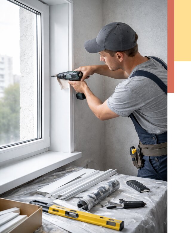 Установка пластиковых откосов в Качканаре от 2307 руб. | ОТДЕЛОЧНИК-Кчк монтаж, быстро и недорого