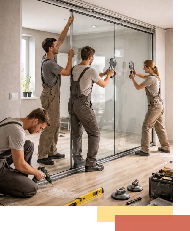 Изготовление стеклянных перегородок на заказ в Качканаре