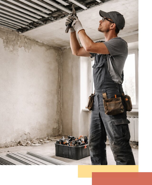 Демонтаж реечного потолка в Качканаре быстро и аккуратно