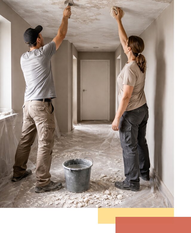 Удаление побелки с потолка в Качканаре — быстро и аккуратно