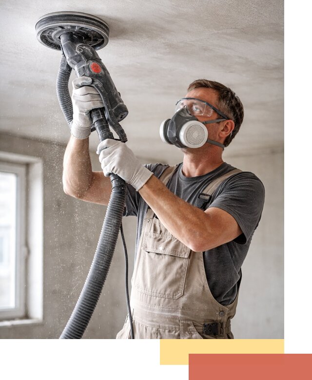 Шлифовка потолка в Качканаре — качественная подготовка под отделку