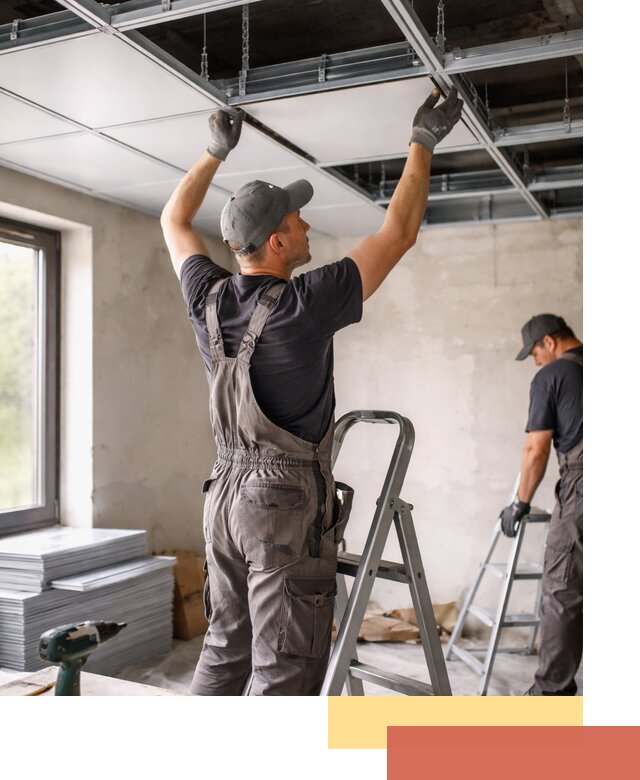 Монтаж кассетного потолка в Качканаре качественно и быстро