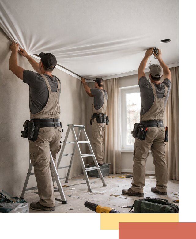 Монтаж матового натяжного потолка в Качканаре качественно и быстро