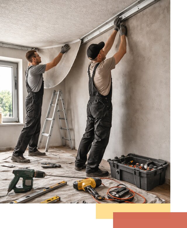 Монтаж фактурного натяжного потолка в Качканаре качественно и быстро