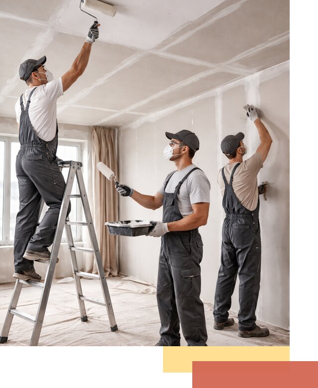 Покраска потолка из гипсокартона в Качканаре качественно и недорого