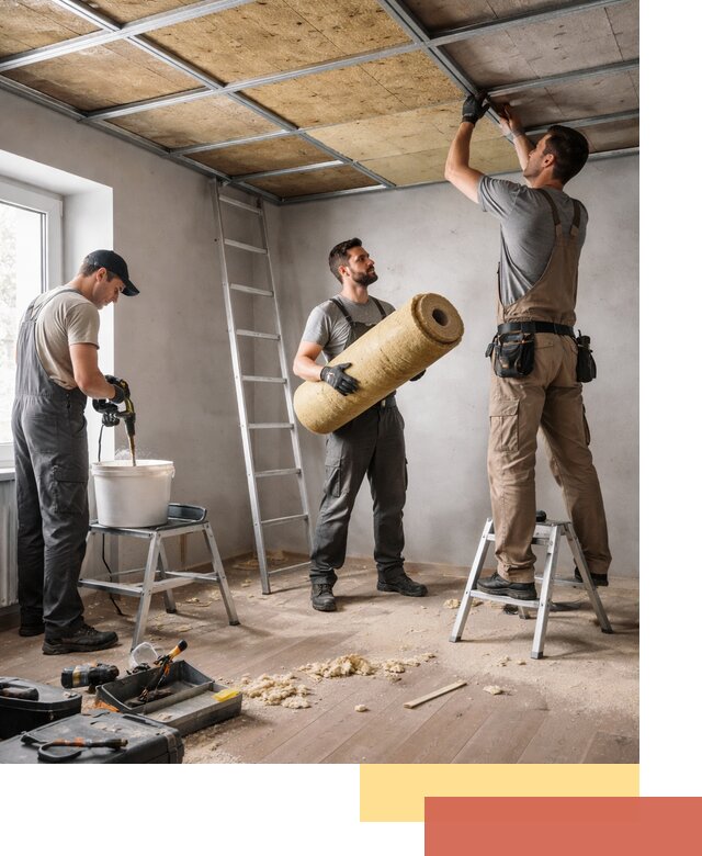 Шумоизоляция потолка в Качканаре: профессиональный монтаж и отделка