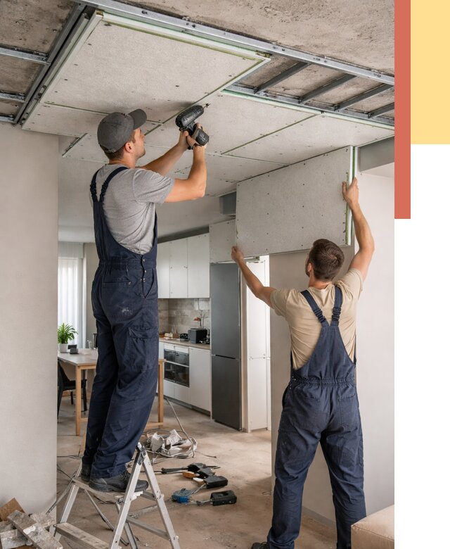 Шумоизоляция потолка панелями зипс в Качканаре от 1897 руб. под ключ | ОТДЕЛОЧНИК-Кчк